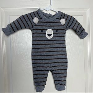 Grey & Brown Onesie
